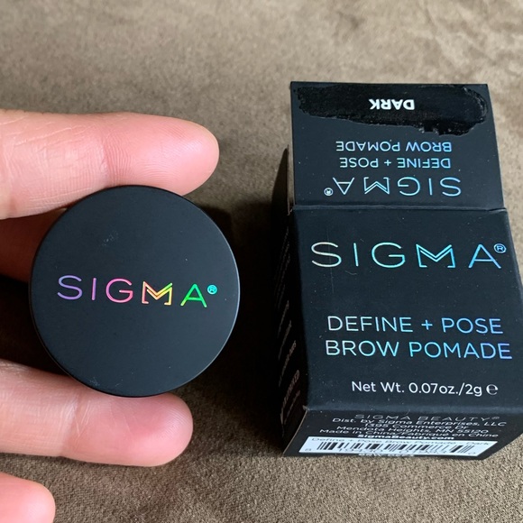 NIB SIGMA BEAUTY DEFINE + POSE BROW POMADE DARK BROWN - Picture 5 of 13